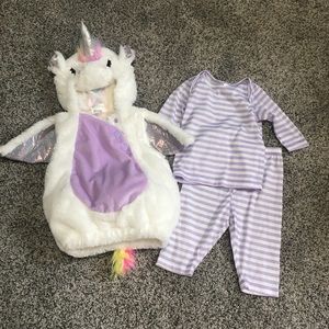 Unicorn Costume LIKE NEW!🌈🦄🦄🦄🦄 0-3 month